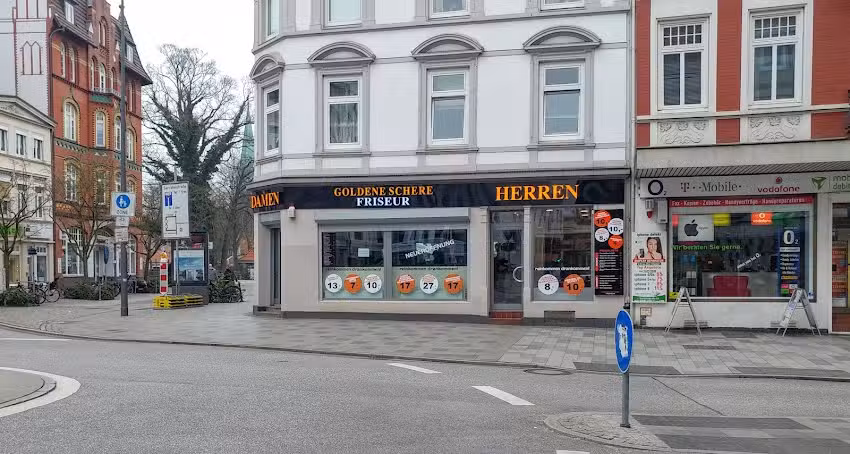 Friseur Goldene Schere