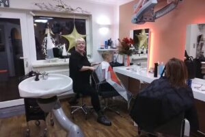 Friseursalon Haarschnitt