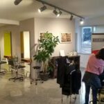 Friseursalon Querschnitt