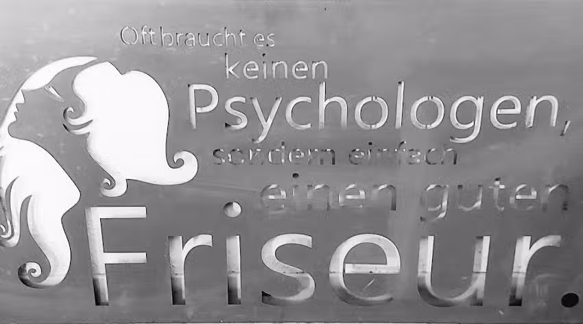 Friseursalon Schnitt Gef&uuml;hl