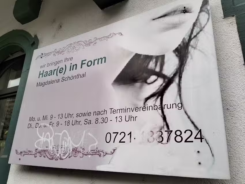 Haar(e) in Form