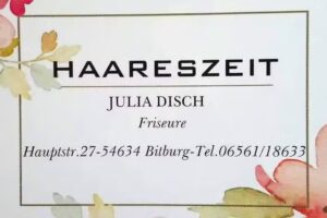 Haareszeit Julia Disch
