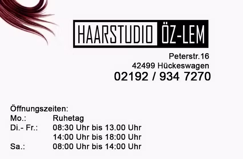 Haarstudio &Ouml;z-lem