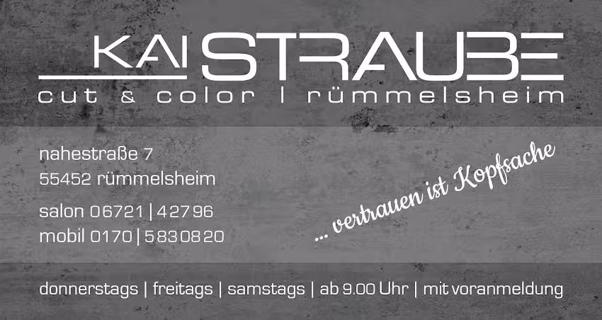 kai straube &bdquo;cut and color&ldquo;