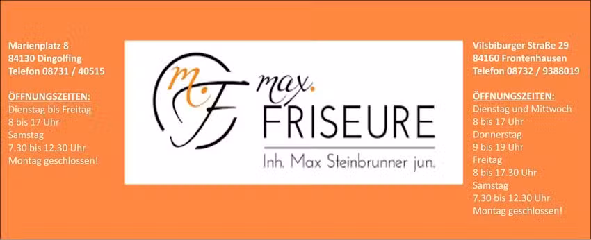 max.Friseure Inh. Max Steinbrunner jun.