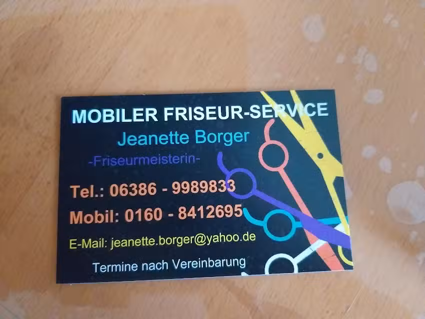 Mobiler Friseur-Service Jeanette Borger