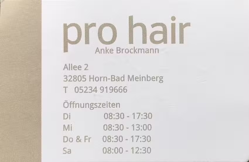 Pro Hair Inh. Anke Brockmann