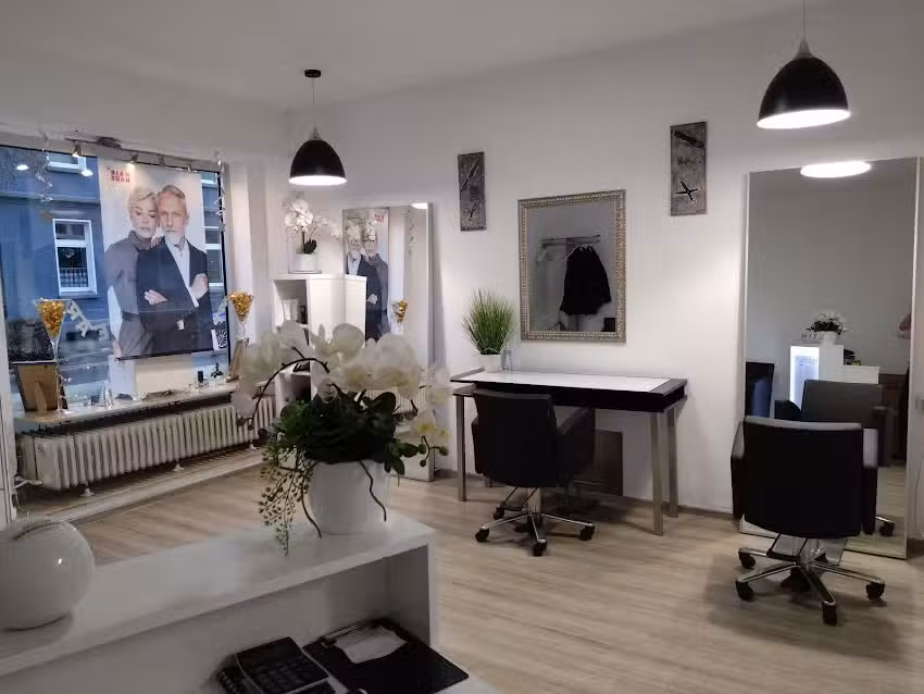 Scherenschnitt Friseurgesch&auml;ft