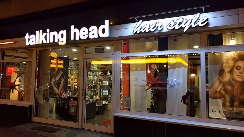 Talking Head Hair Style